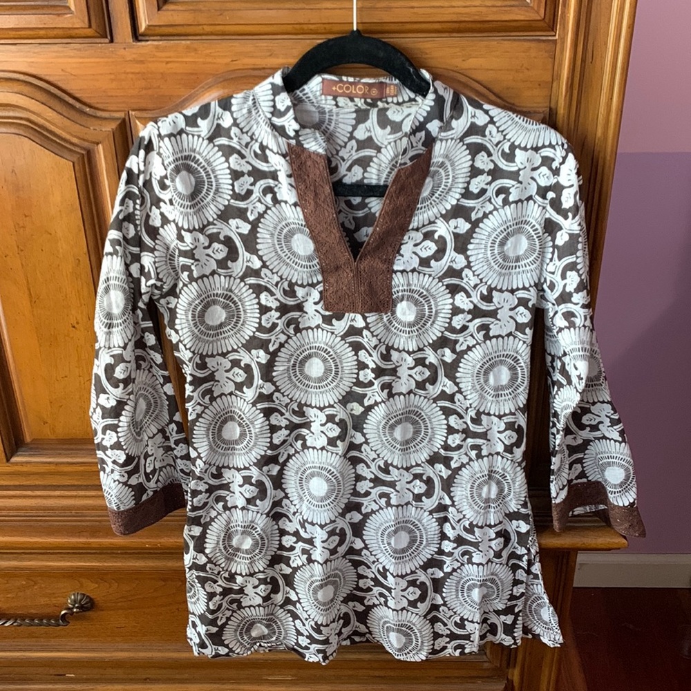 +Color Indian Tunic